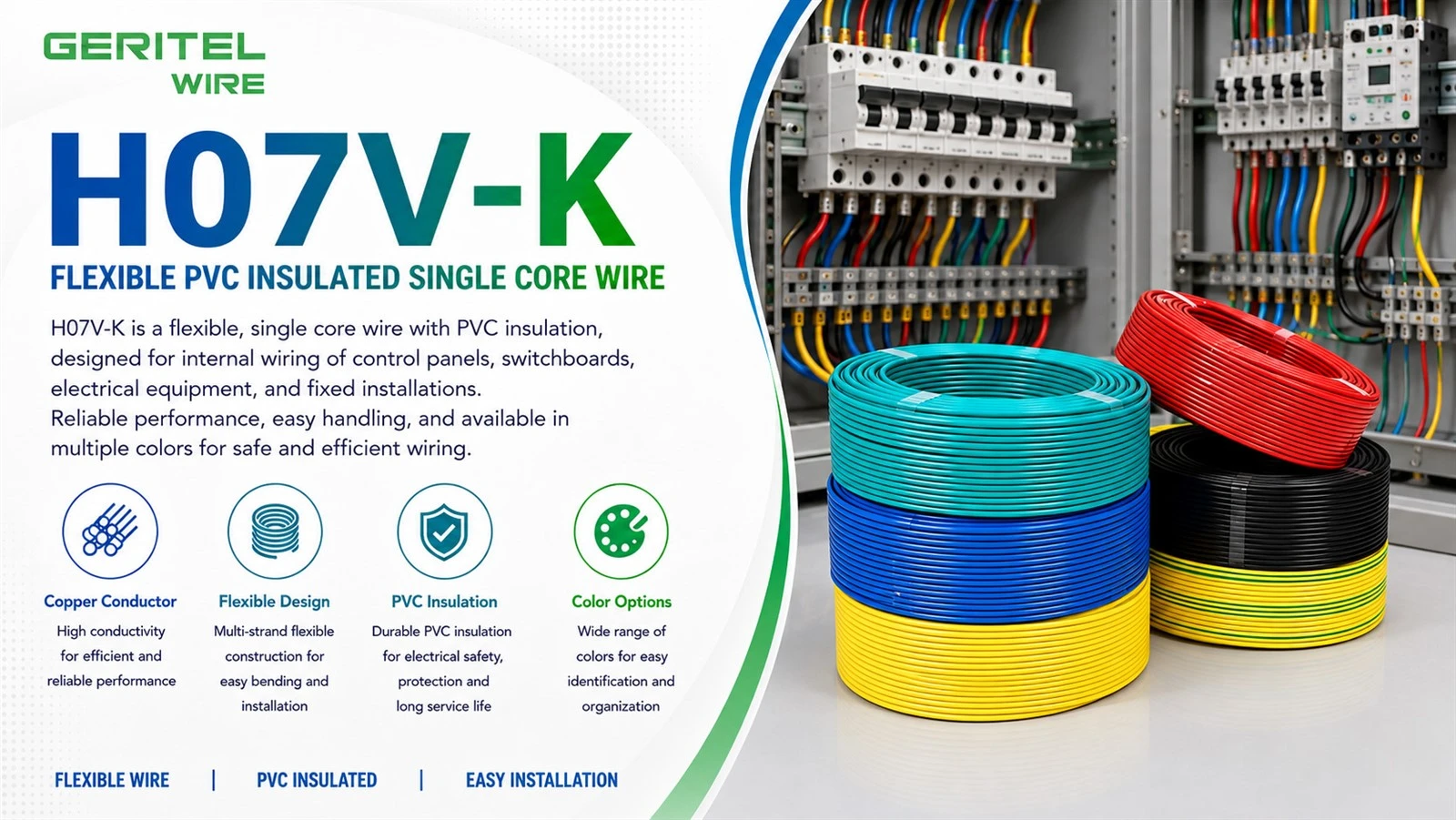 H07V-K 6mm2 cable H07V-K 6mm2 cable