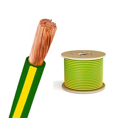 Flessibbli 10mm Green Yellow Earth Cable Għall-Wiring