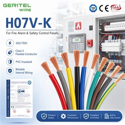 HAR Flessibbli Wajer H07V-K Għall-Applikazzjonijiet tal-Panel Ewropew