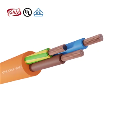 SAA Heavy Duty 2 Core And Earth Round PVC Cable
